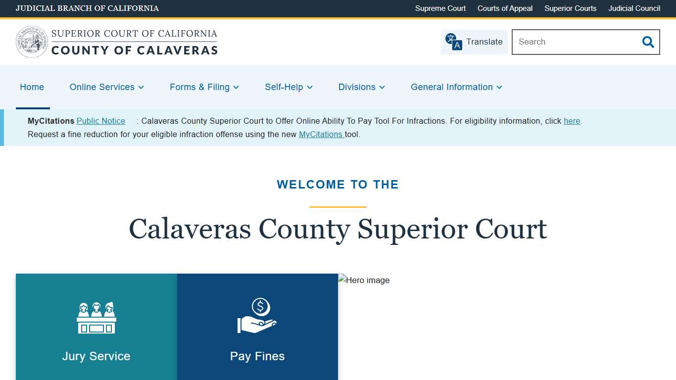 Home | Superior Court of California | County of Calaveras